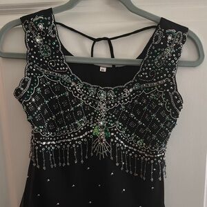 Vintage European Embellished Dress